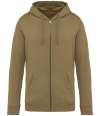 NS402 Native Spirit Unisex Full Zip Hoodie light olive green colour image